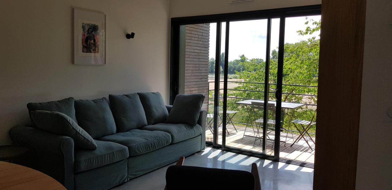 Appartement Vue D'Exception Sur Loire Avec Terrasse Les Ponts-de-Cé Exterior foto